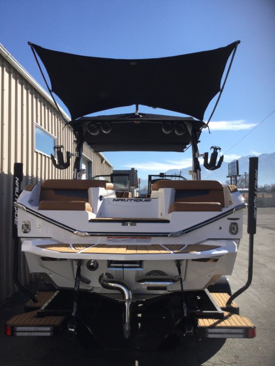 8' Nautique G Folding Canopy Top Mounted Shade Sail (97" - 99" Wide)