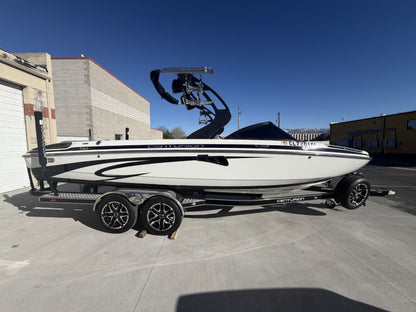 Centurion Enzo SV244 With Aegis Tower and FCT Bimini Double Up Storage Cover