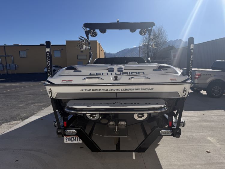 Centurion Enzo SV244 With Aegis Tower and FCT Bimini Double Up Storage Cover
