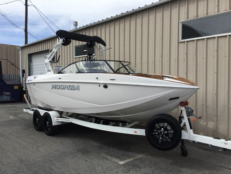 Moomba Craz with Pro-Edge Tower Double Up Storage Cover