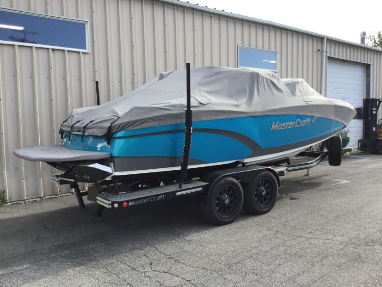 MasterCraft X23 Zero Flex 4 Tower and factory bimini TD Ratchet Cover