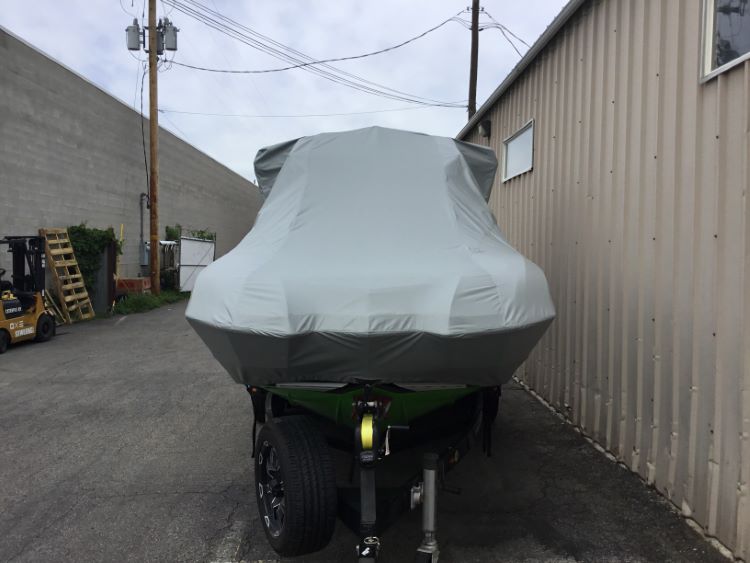 Supra SA With Roswell Pro Edge Tower and Factory bimini Double Up Storage Cover
