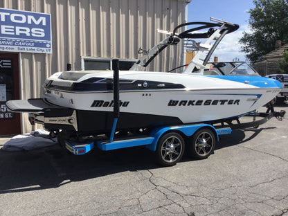 Malibu 23LSV with G3 tower and factory bimini Double Up Storage Cover