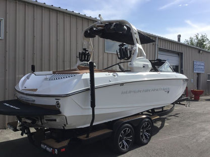 Nautique G23 Actuated with Factory Bimini Double Up Storage Cover