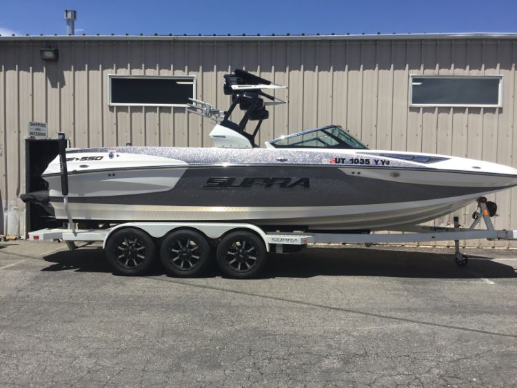 Supra SE550 with ProEdge Tower Double Up Storage Cover