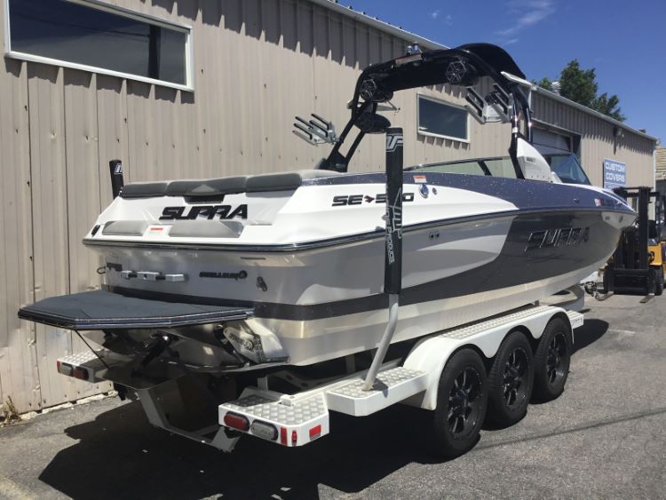 Supra SE550 with ProEdge Tower Double Up Storage Cover