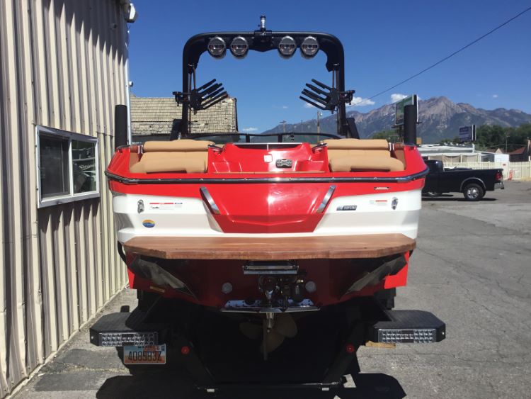 MasterCraft X24 with zft8/zft10 Tower Double up Storage Cover