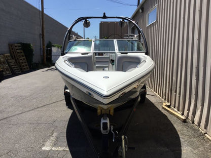 Centurion Avalanche With Evo2 tower and no bimini Double Up Storage Cover