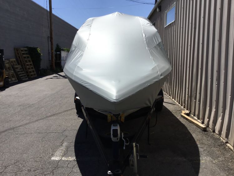 Centurion Avalanche With Evo2 tower and no bimini Double Up Storage Cover