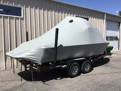 Centurion Avalanche With Evo2 tower and no bimini Double Up Storage Cover