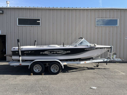 Nautique Ski 196 With Bimini Top Double Up Storage Cover