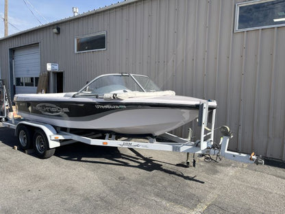 Nautique Ski 196 With Bimini Top Double Up Storage Cover
