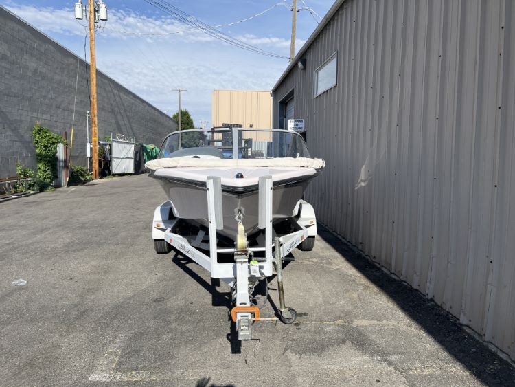 Nautique Ski 196 With Bimini Top Double Up Storage Cover