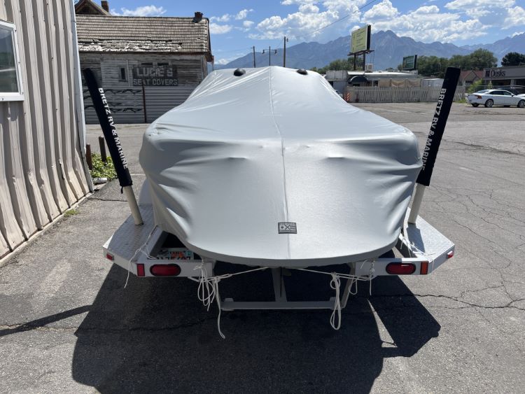 Nautique Ski 196 With Bimini Top Double Up Storage Cover