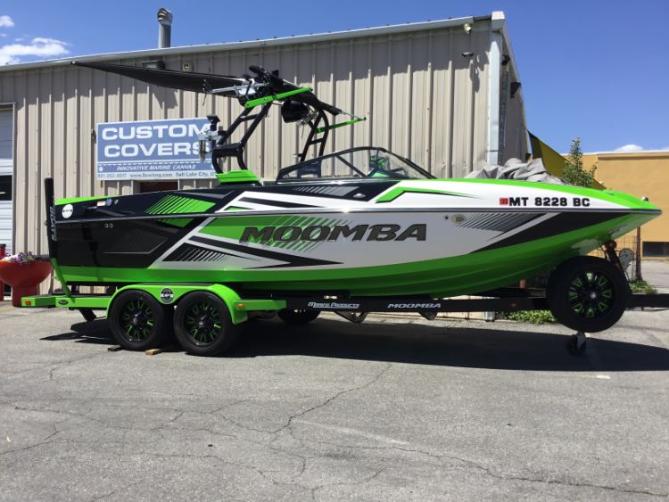 8' Skier's Choice - Moomba -Supra - Aviator/A3/PRO Tower Mounted Shade Sail