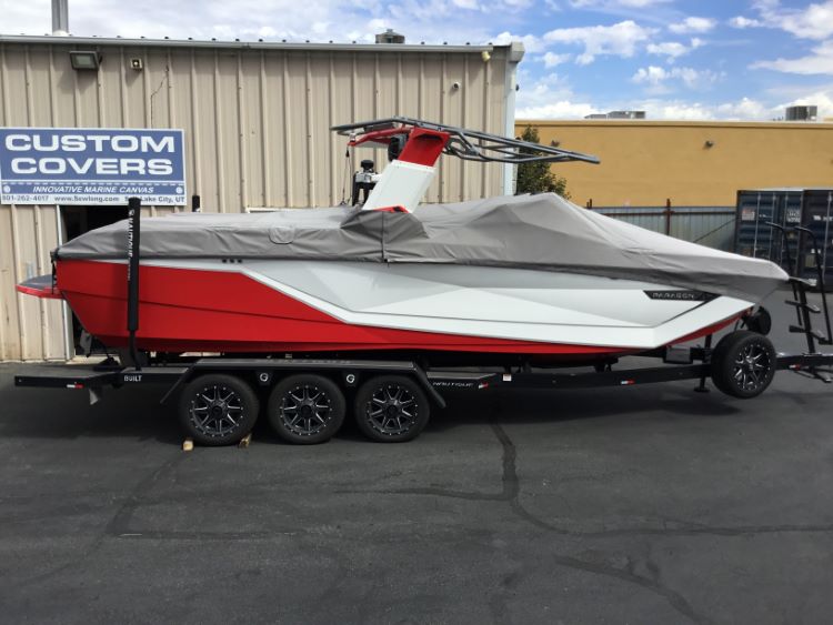 2020 2023 Nautique Paragon G25 cinch cover with Paragon Telescope Tower