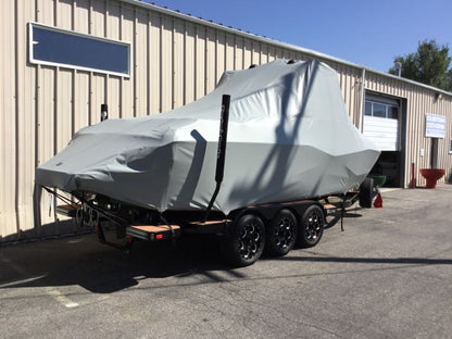 Malibu 25 LSV with GX Tower and Factory Bimini Double Up Storage Cover