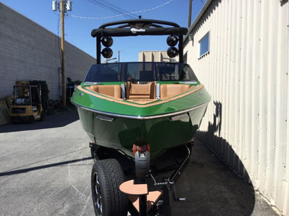 Malibu 25 LSV with GX Tower and Factory Bimini Double Up Storage Cover