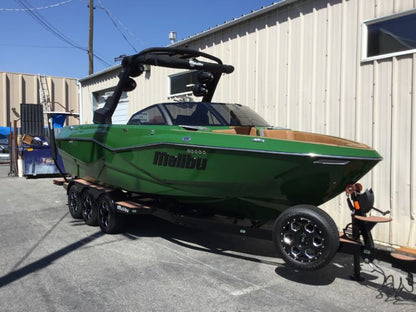 Malibu 25 LSV with GX Tower and Factory Bimini Double Up Storage Cover