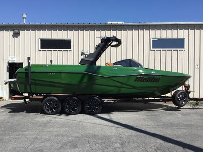 Malibu 25 LSV with GX Tower and Factory Bimini Double Up Storage Cover
