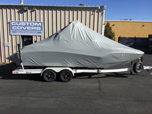 2024-2026 MB 23 Alpha Double Up storage cover with Stealth Power Tower and factory bimini
