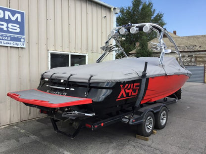 MasterCraft X45 With ZFT 5.1 Tower Cinch Cover