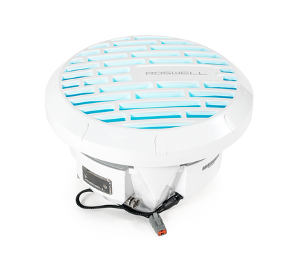 Roswell R1 White 10 inch subwoofer LED