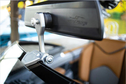 PTM marine windshield mounted mirror