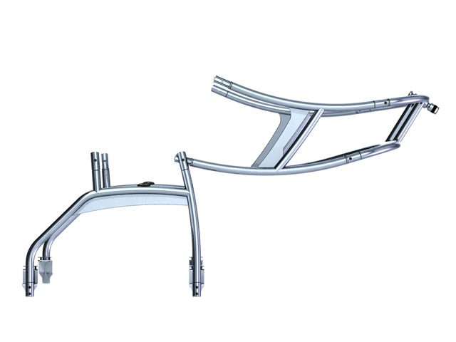 pontoon tower folding