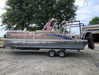 pontoon tower installed