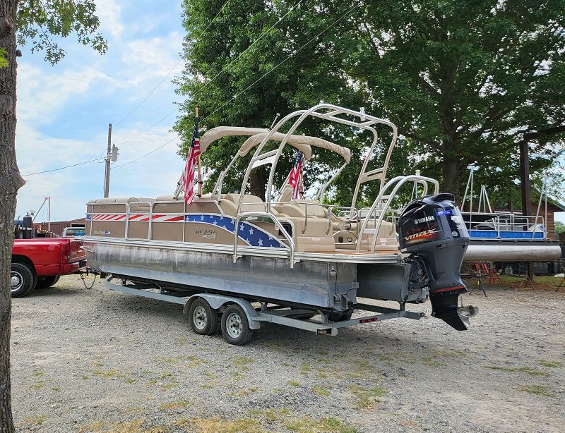 pontoon tower for boats