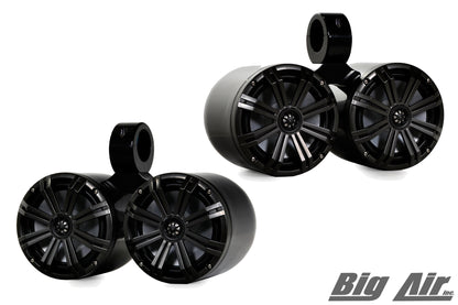 Kicker 8" Doubles with LED Remote (black or polished)