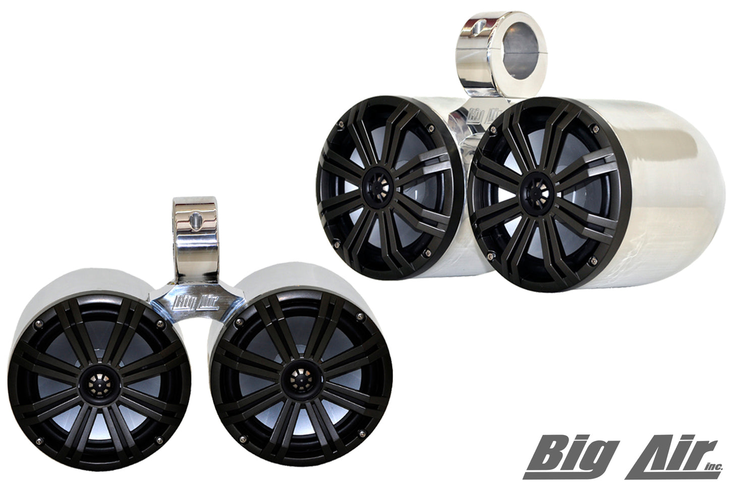 Kicker 8" Doubles with LED Remote (black or polished)