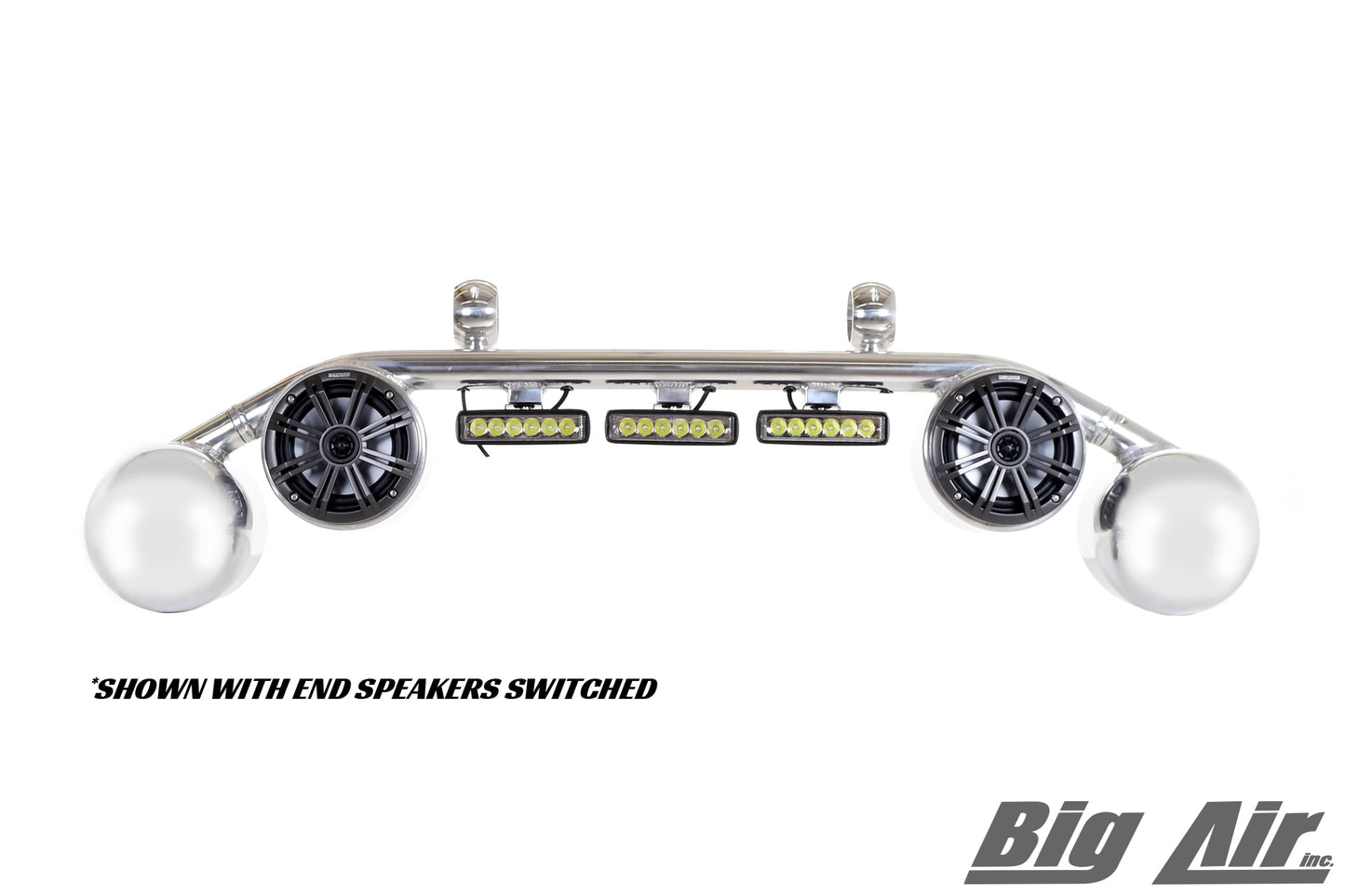 speaker lightbar rotating speakers