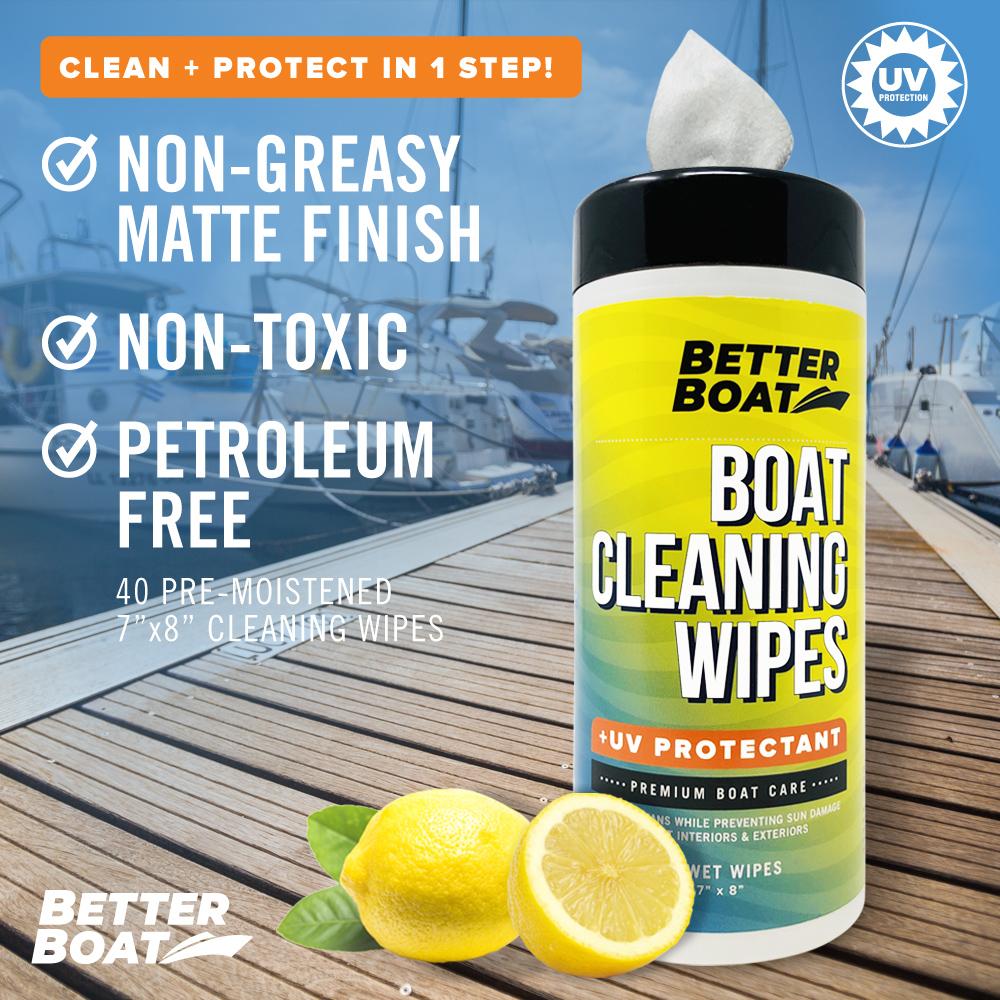 Boat Cleaner Wipes with UV