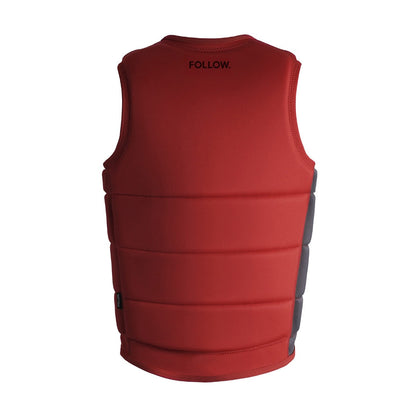 Follow Corp Men's Comp Wake Vest in Red/Grey
