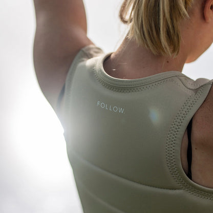 Follow Corp Ladies Comp Wake Vest in Sand
