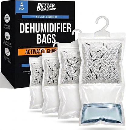 Four Pack Boat Dehumidifier Hanging Bags