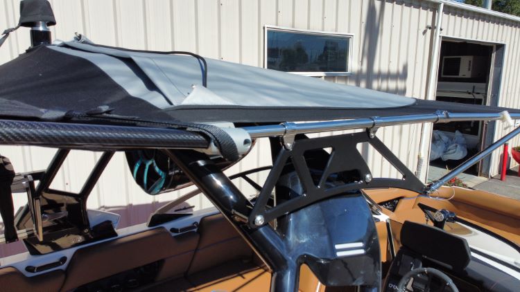 8' Folding Canopy Mounted Shade Sail, 71" - 73" Wide