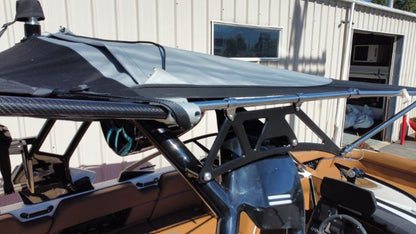 8' Folding Canopy Mounted Shade Sail, 71" - 73" Wide