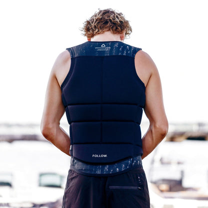 Follow Affiliate Men's Comp Wake Vest in Black/Black
