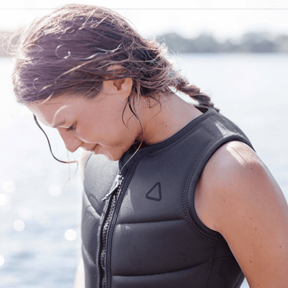 Follow Corp Ladies Comp Wake Vest in Black
