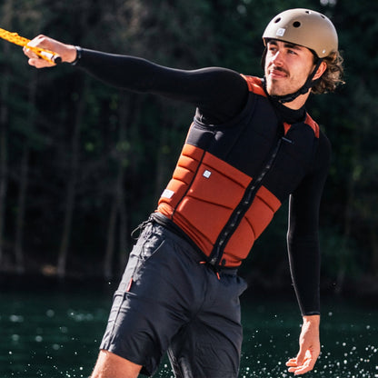 Follow Gratis Men's Comp Wake Vest in Rust