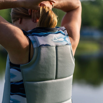 Follow Harmony Ladies Comp Wake Vest in Grey River