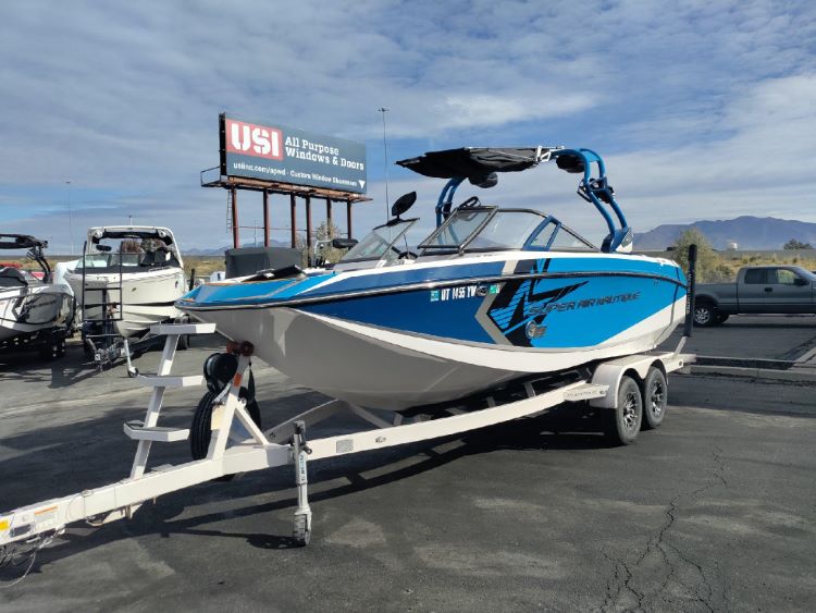 Nautique G23 with Factory BImini Double Up Storage Cover