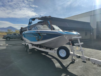 Nautique G23 with Factory BImini Double Up Storage Cover