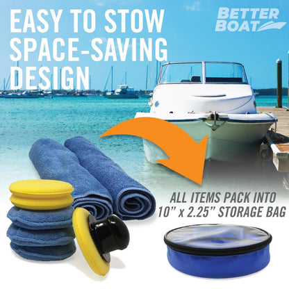 Microfiber Wax Applicator Set