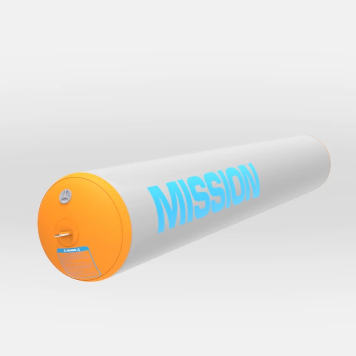 Mission TITAN Boat 24'' Diameter - 10' Long Tie-Up Fender in Grey
