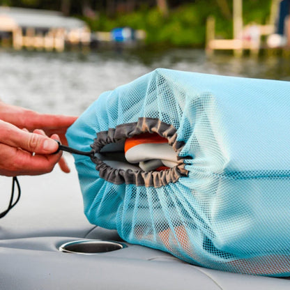 Mission TITAN Boat 18'' Diameter - 10' Long Tie-Up Fender in Grey