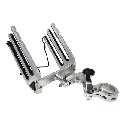 monster polished swivel rack